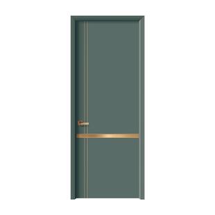 轻奢迪烤莫漆门46现木代卧室门新中兰式 房间静音实复合门简约风