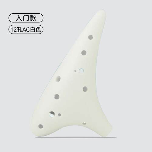 高档天鹅笛乐器12孔A小学生儿童陶初学者树脂料中音专业塑调桃笛C
