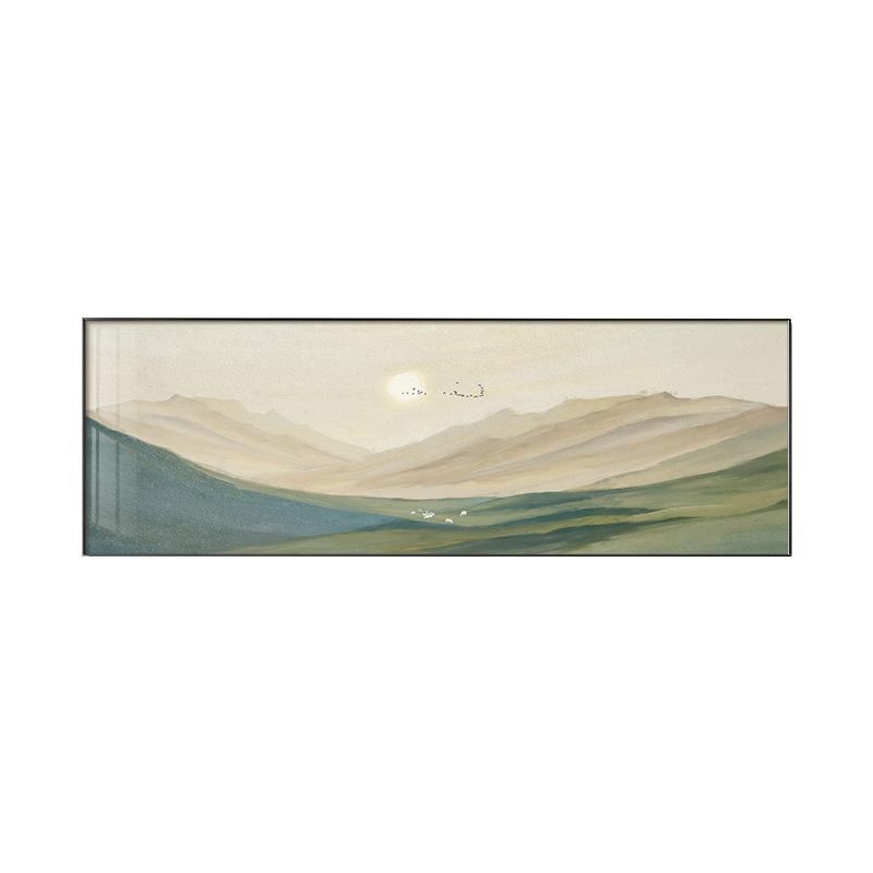 田园风景卧室床头画北欧油画风格装饰画现代简约温馨壁画客厅挂画