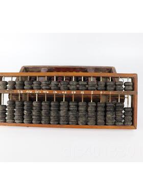 高档民俗老物件收藏品传老实木式盘旧货算盘古董怀旧算农村统装饰