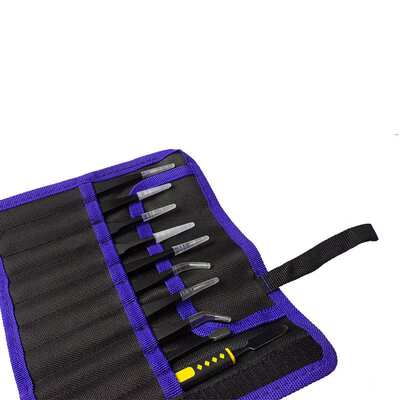 防静电-撬棒伏）镊子件套锐不锈钢4510tz10 topforza拓（