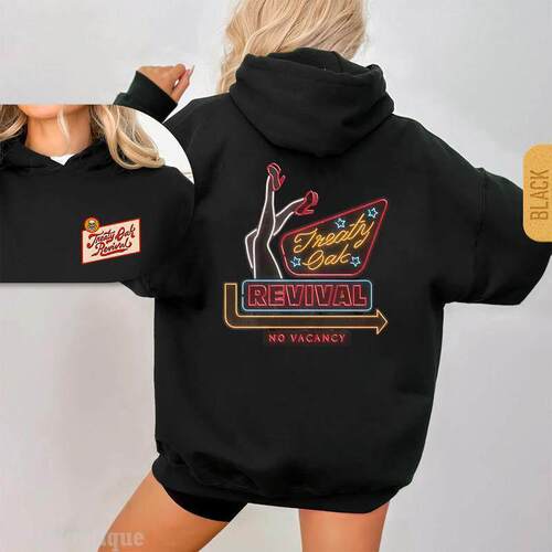 S 60266 Retro Neon Hoodie 复古霓虹连帽卫衣