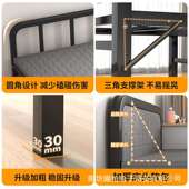 单人折叠床办架公室床午休家用简铁硬折叠床板易午睡出租房陪护床