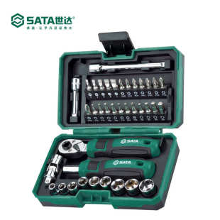 05498世达工具套装 38件迷你便携棘轮扳手 大扭力家用螺丝批组套