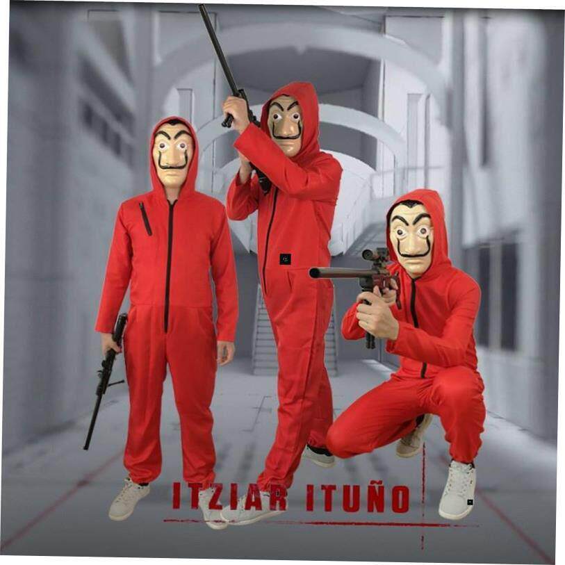 House of Paper Dali Cosplay Halloween Money Heist Costume