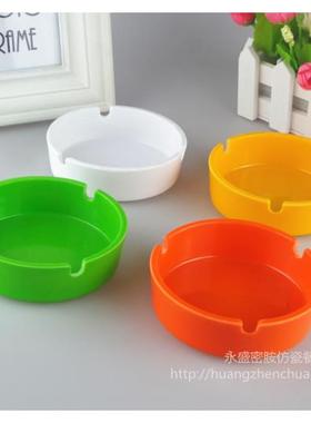 密胺/仿瓷烟灰缸/塑料烟灰缸圆形烟盅/美耐皿餐具 耐高温 不易碎
