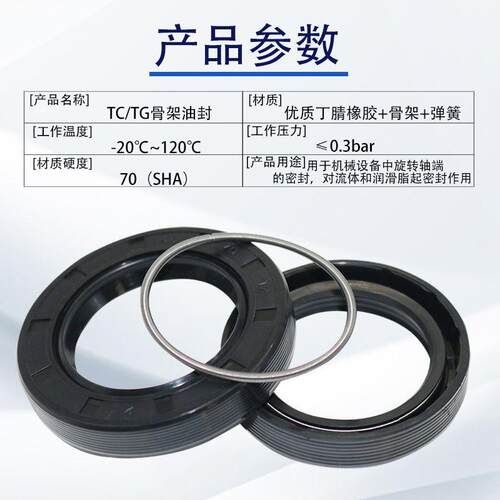 内径670~1150mm丁腈骨架油封FB/TC/TG4耐油耐磨耐高温密封圈大全