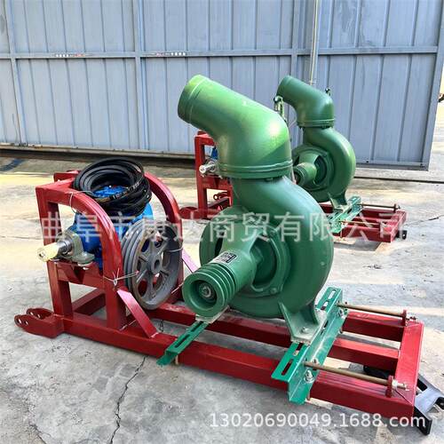 拖拉机输出轴KD-CSB-0连接水泵建筑工地排泵个水泵一两水起工作01