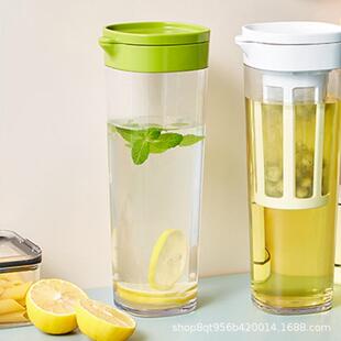 日式冰箱冷水壶家用凉白开水瓶耐高温凉水壶冷萃咖啡带滤网泡茶壶