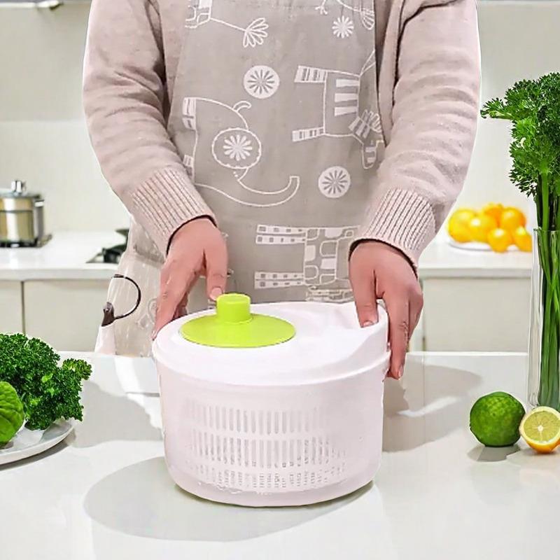 蔬菜脱水器家用甩水菜篮手动沙拉甩干机沥水盆甩菜器厨房洗菜神器