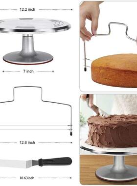 工厂22件套铝裱合金台套装硅胶刀转花袋DIY烘焙蛋刮糕BKY-ZT-L装