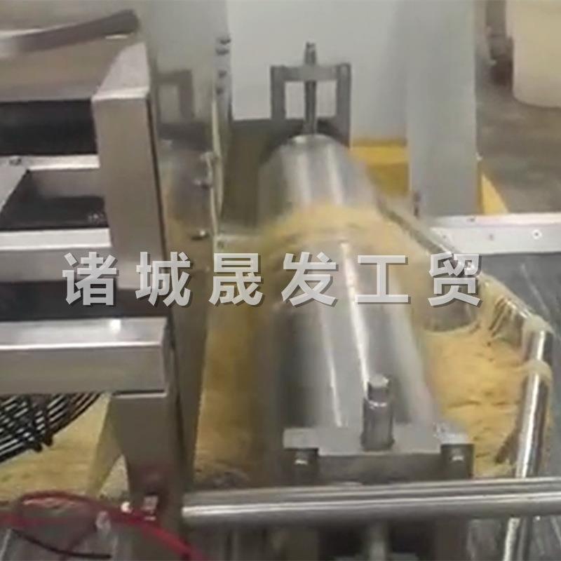诸城晟发系列全自动热干面煮面机 连续式面条流水线 不锈钢煮面机