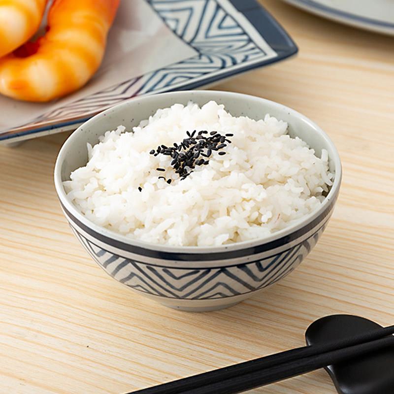 密胺仿瓷碗十个装火锅快餐自助米饭碗商用饭厅加厚塑料汤碗小碗碟