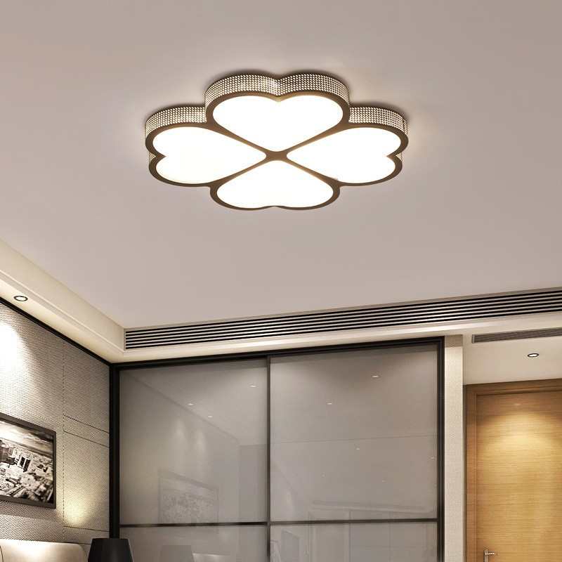 四叶草透镜客厅灯新款led吸顶灯三室两厅现代简约灯具