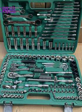 FiK121件套汽修工具套装套筒扳手组合工具维修工具修车工具汽车修