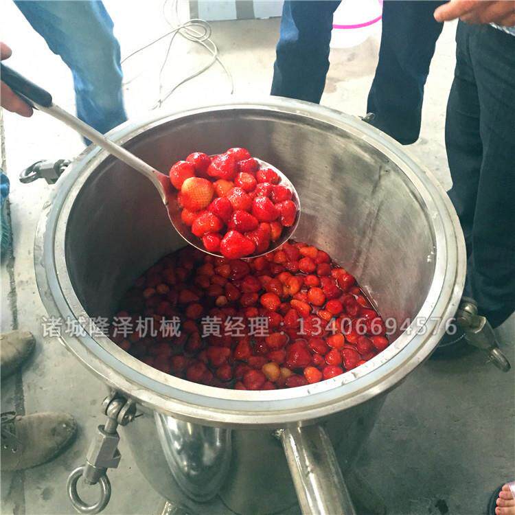 智能地瓜干浸糖加工生产线 草莓浸渍锅价格 地瓜干浸糖锅