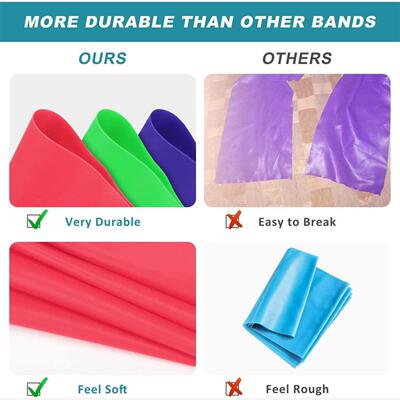 Yoga Pilates Resistance Band Long Training Stretch Bands for