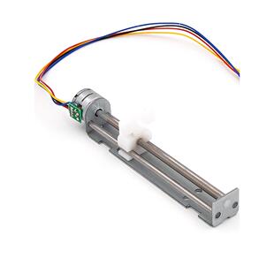 微型滑台丝杆马达步进电机行程80mmDIY小型直线导轨线性模组滑块