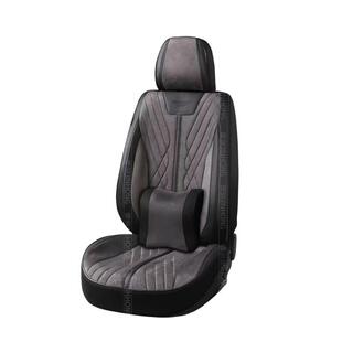 新款汽车坐垫拉姆斯乳胶四季通用分体全包围软沙发车座椅垫座套