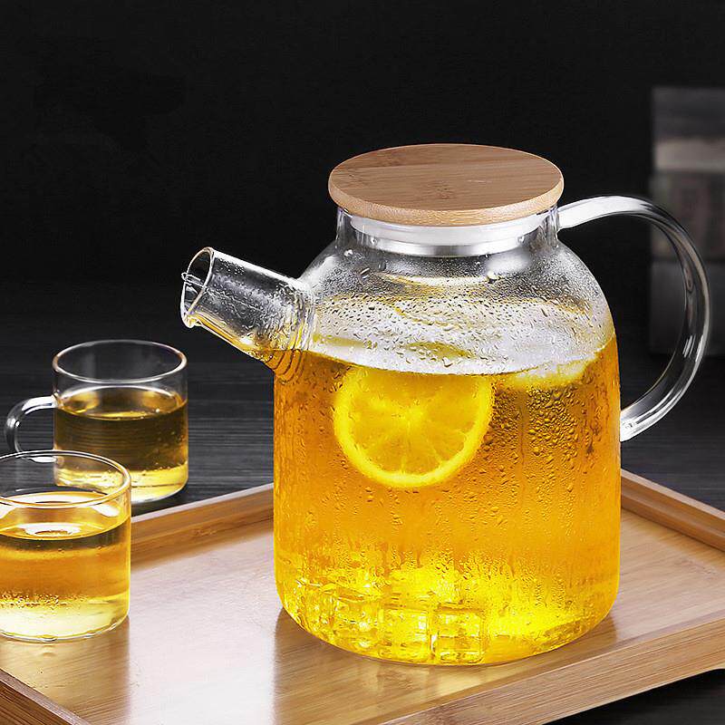 玻璃冷水壶家用耐高温晾凉白开水杯柠檬冰水瓶夏天凉茶泡茶壶