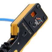 类钳穿孔水晶七类头通孔567网线网电话头水晶压线燕尾钳水晶钳头