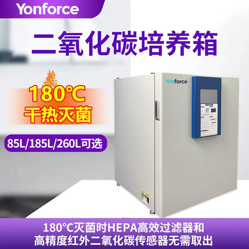 二氧化碳培养箱180℃干热高温灭菌气套式细胞培养二氧化碳培养箱