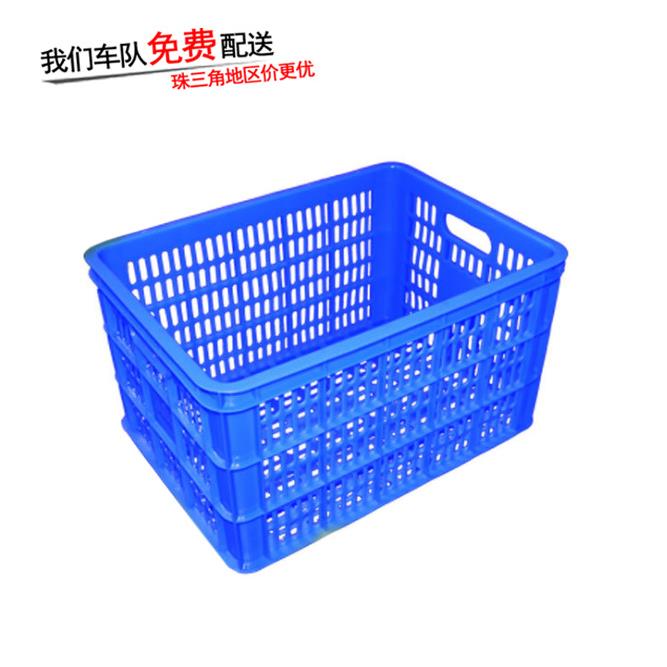厂家加厚周转萝塑料筐胶框蔬菜水果490*50*265B6号萝
