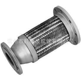 不锈钢大小头变径异径管波纹管金属软管法兰连接式软连接软接头