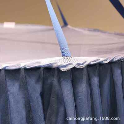 蚊帐顶吊顶1式卧室落地加厚单IVP人加双人床圆2025新款家用米8密