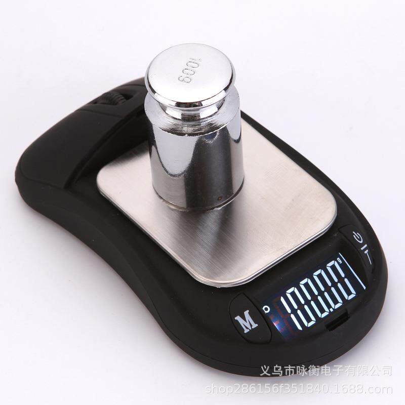 迷你鼠标型小电子称口袋称黄金珠宝称首饰称重茶叶克秤0.01