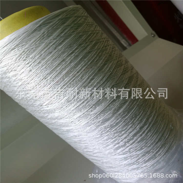 现货批发白色耐高温阻燃缝纫线 高硅氧纤维导油绳