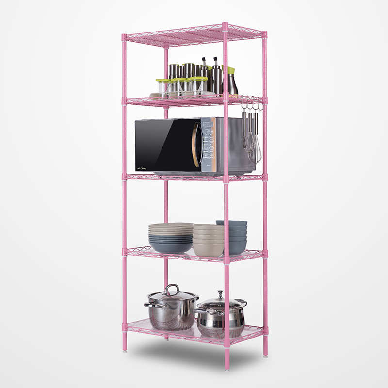 心家宜工厂直销批发厨房五层居家金属置物架