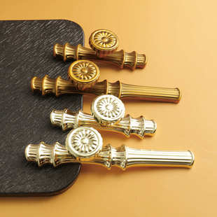 美式复古柜门拉手古铜色法式衣柜门橱柜抽屉家具中古风门把手