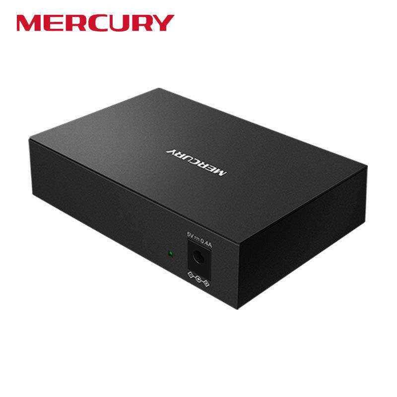 水星MERCURY 5口千兆安防监控交换机 支持挂壁安装 MCS1505D