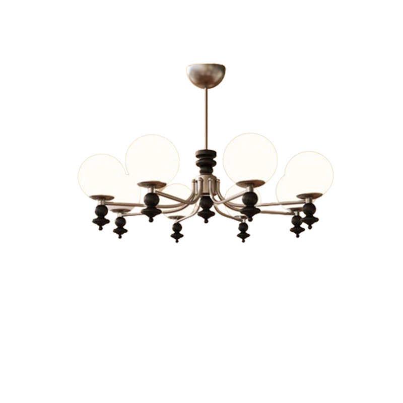 中古客厅魔豆吊灯法式复古卧室主卧灯具轻奢高级感设计师大厅灯饰