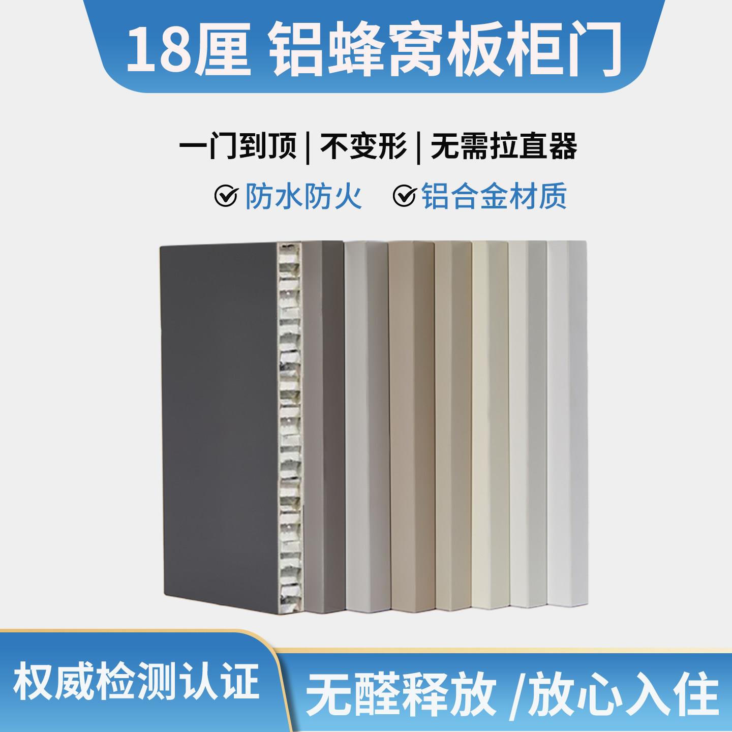 铝合金衣柜门个性18厘pet肤感高光蜂窝铝板衣柜门厨房整体橱柜门图片