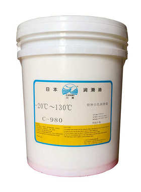 日本川美 C980 特种白色脂 工业机械润滑脂 高温轴承锂基脂 18L