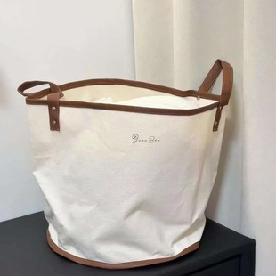 脏衣篓家用可折叠高颜值轻奢大容量特大号圆筒防水防潮可手提筐子