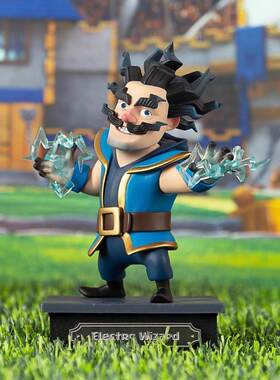 Supercell皇室战争正版游戏周边闪电法师胜利系列手办现货全新送