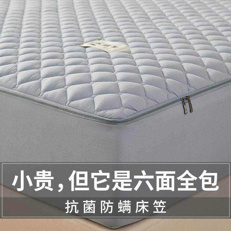 六面全包床笠罩2025新款席梦思床垫套床包床罩拉炼 炼 防滑垫被定