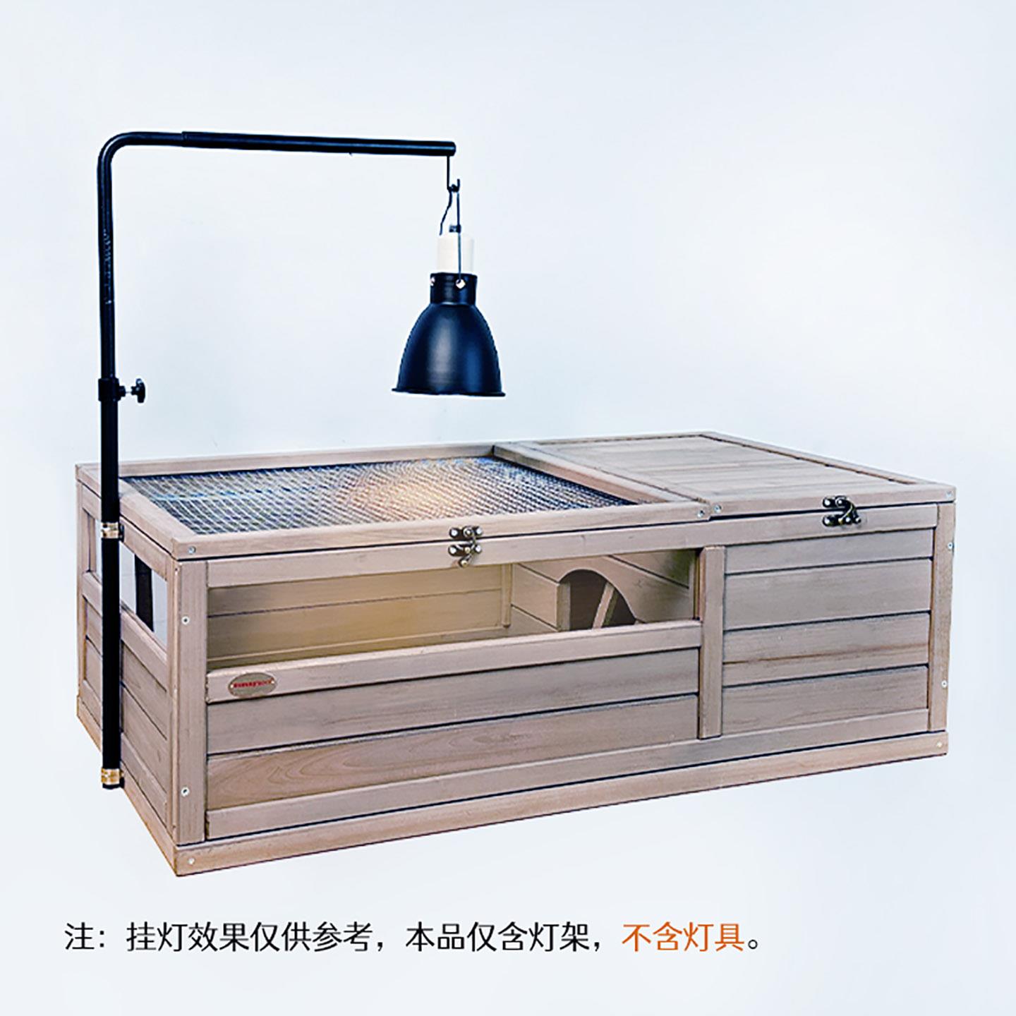 实木宠物饲养箱陆龟刺猬蜥蜴大容量多功能爬虫箱爬虫盒保温爬宠箱