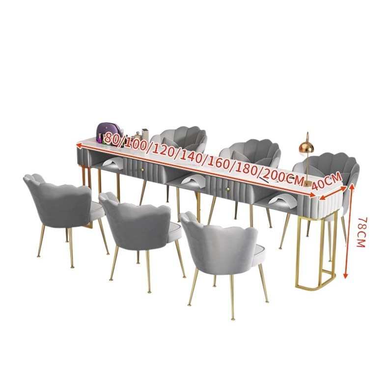 商用家用美甲简约桌椅套装美甲店轻奢椅子双人网红桌子经济型