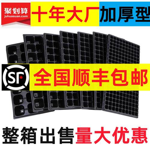 整箱出售育苗盘穴盘蔬菜育苗盆育苗盒育苗盆塑料育苗器苗木多肉箱
