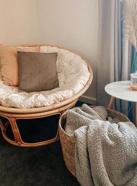 阳台逍摇椅真藤椅雷达椅躺椅休闲太阳椅懒人沙发椅睡椅摇椅躺床