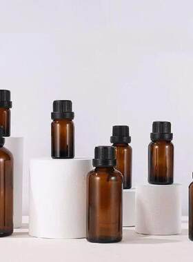 50pcs 5ml/10ml/15ml/20ml/30/50/100ml Amber Brown Glass