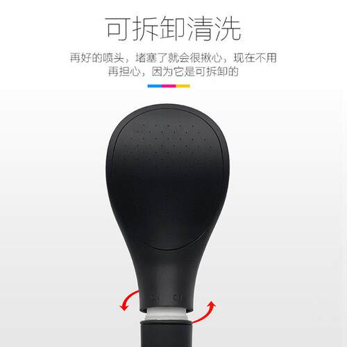 Shower Shower sprinkler head black filter pressurized bath h
