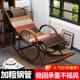 懒人摇椅躺椅午休摇摇椅老人藤椅靠背椅夏天坐 阳台户外庭院睡椅