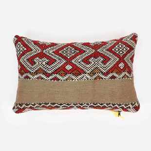 正品 Rom沙oloogy摩u洛哥进口Zemmor手工羊毛平织抱枕发靠枕