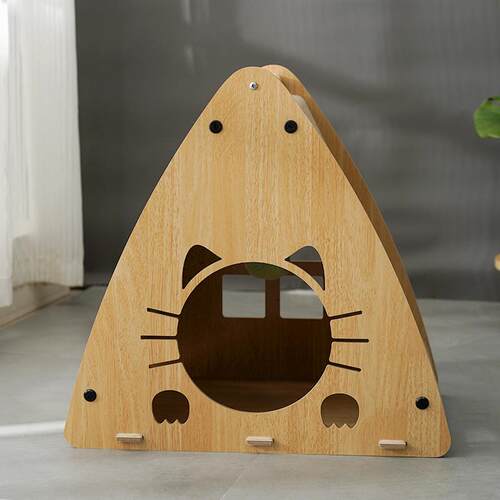 喵仙儿猫抓窝猫猫用品三角猫窝瓦楞纸磨爪蹭痒猫屋猫咪玩具