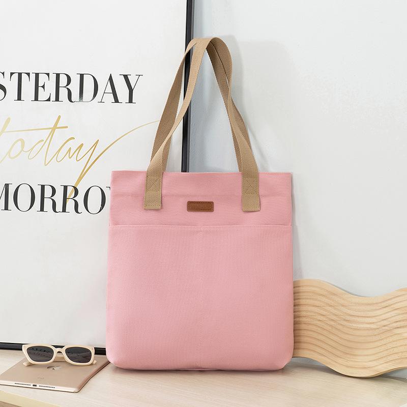 帆布包大学生ins单肩包水桶包